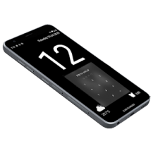 آخرین نسخه ــ لاک اسکرین Huge Lock Screen Clock