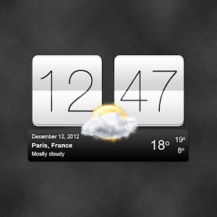 نسخه کامل و آخر  Sense V2 flip clock برای اندروید